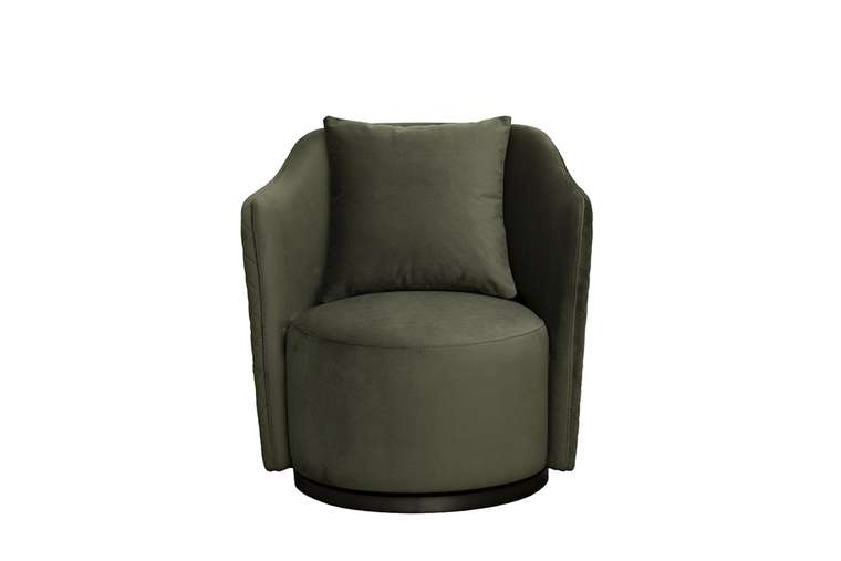 Кресло Verona вращающееся зеленого цвета