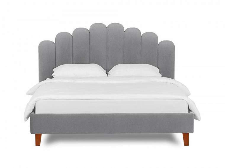 Кровать Queen II Sharlotta L 160х200 серого цвета 