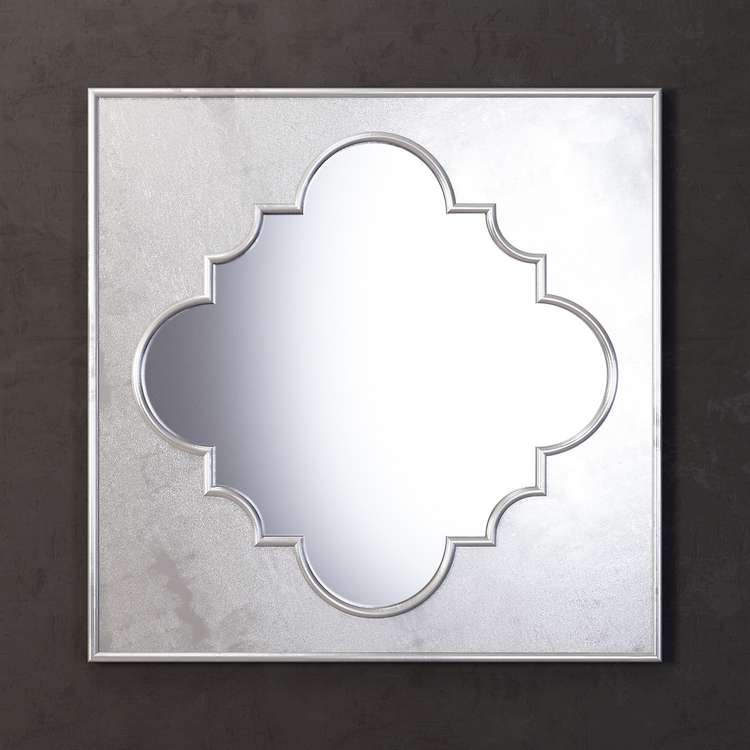 Зеркало Marion серебряного цвета