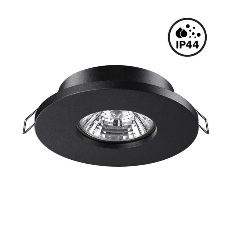 Встраиваемый светильник AQUA 370801 (алюминий, цвет черный)