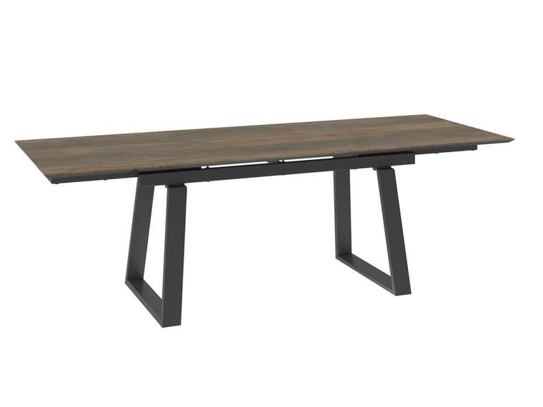 Раздвижной обеденный стол Элит коричневого цвета