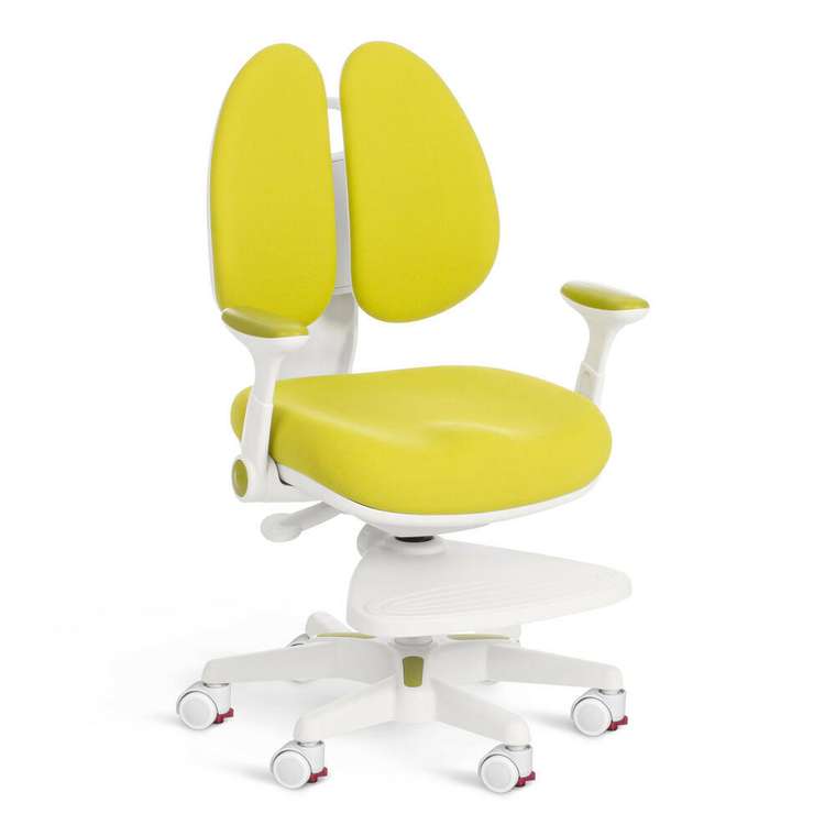 Кресло Miracle бело-салатового цвета