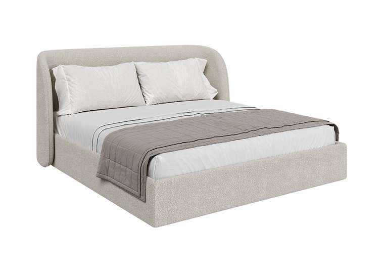 Кровать Classic 180х200 молочного цвета с подъемным механизмом