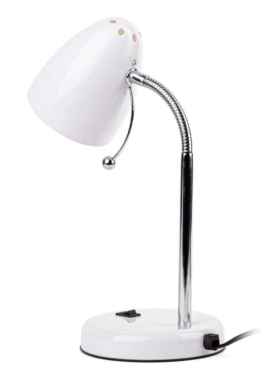 Настольная лампа N-116 Б0047200 (металл, цвет белый)