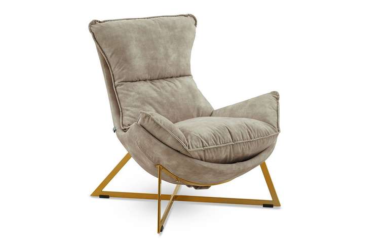 Кресло Jenna бежевого цвета