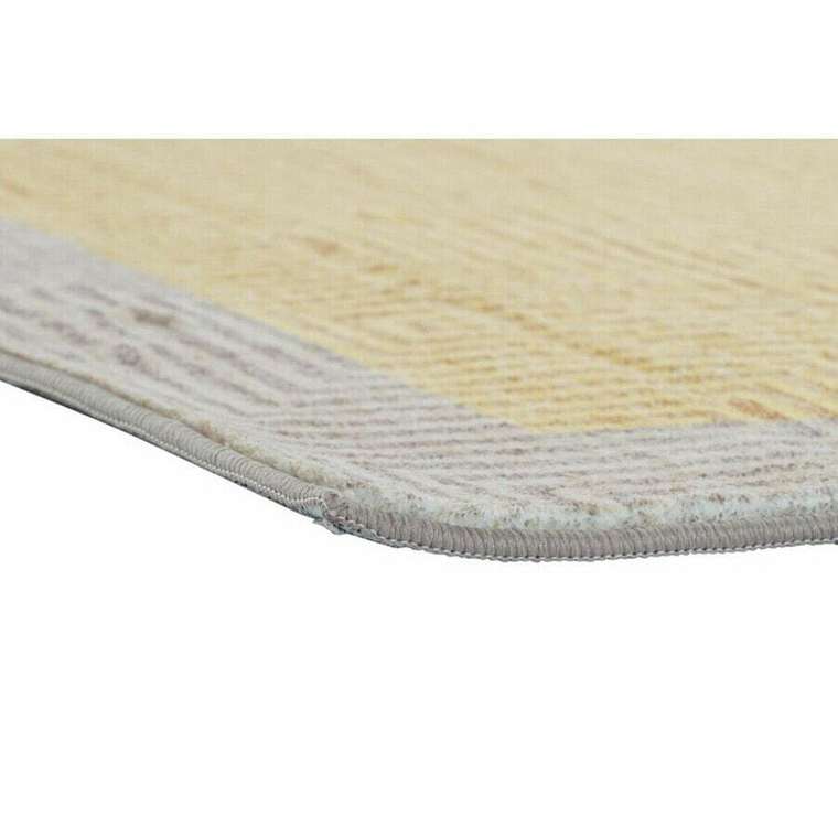 Ковер из полиэстера 160x230 желтого цвета