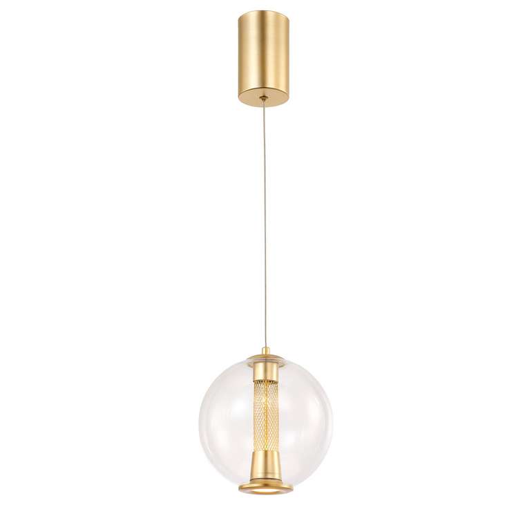 подвес Boble золотой металл, стекло LED*7W, 255LM, 4000K, included