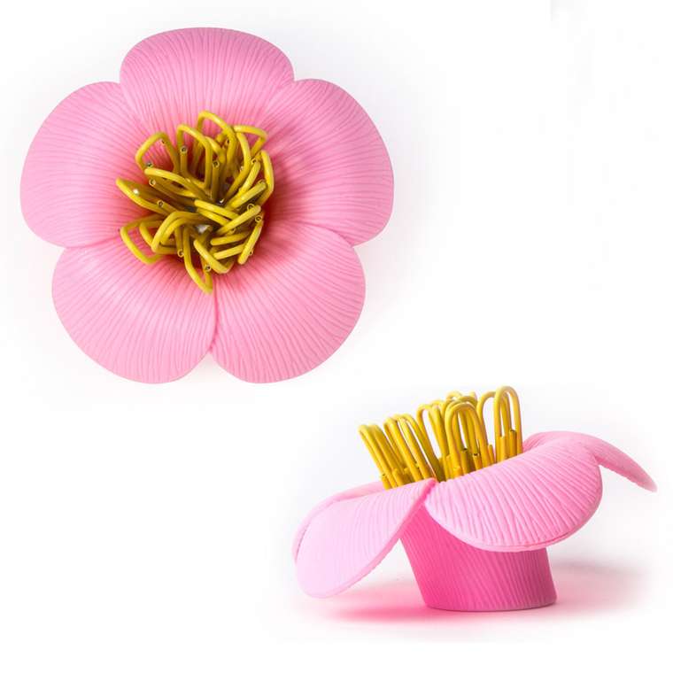 Магнит для скрепок blossom розовый