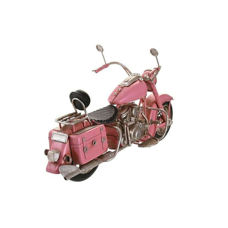 Декоративная фигура DKD Home Decor 28 x 10 x 16 cm Розовый Мотоцикл Зеленый Жёлтый Vintage (3 Предметы)