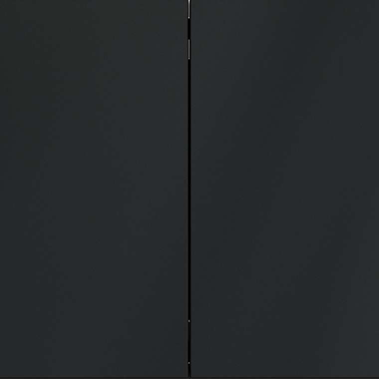 Выключатель с самовозвратом встраиваемый VOLTUM S70 двухклавишный 10А, (графит)