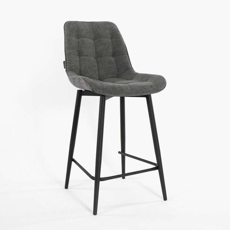 Барный стул Толедо темно-серого цвета
