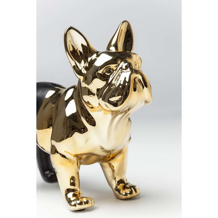 Копилка Bulldog черно-золотого цвета