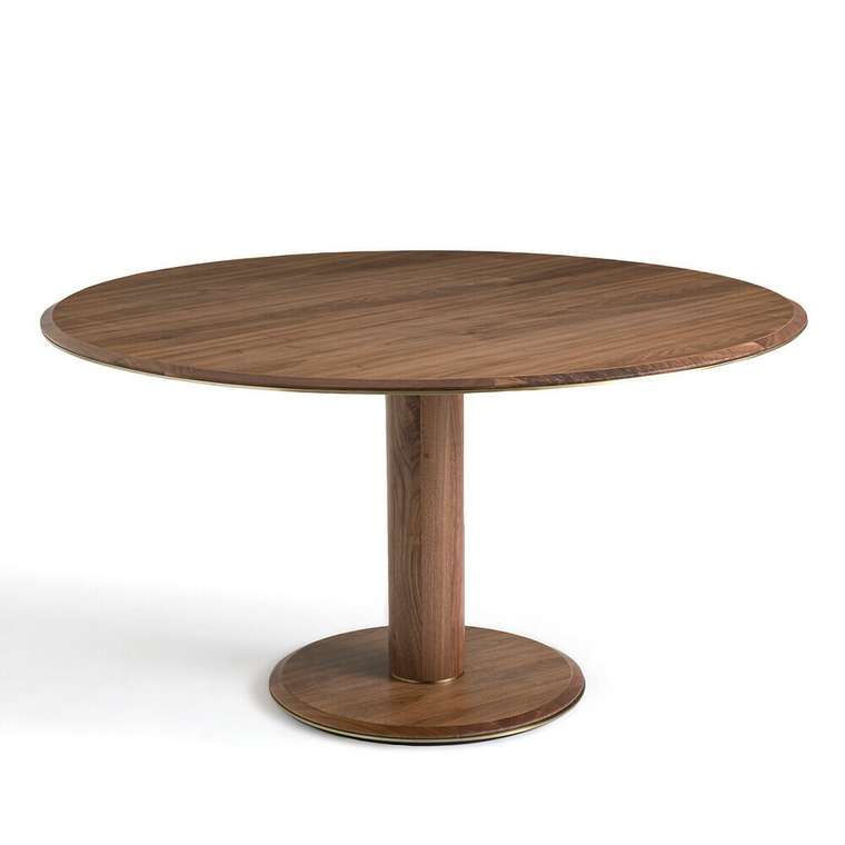 Круглый обеденный стол Bobeno коричневого цвета
