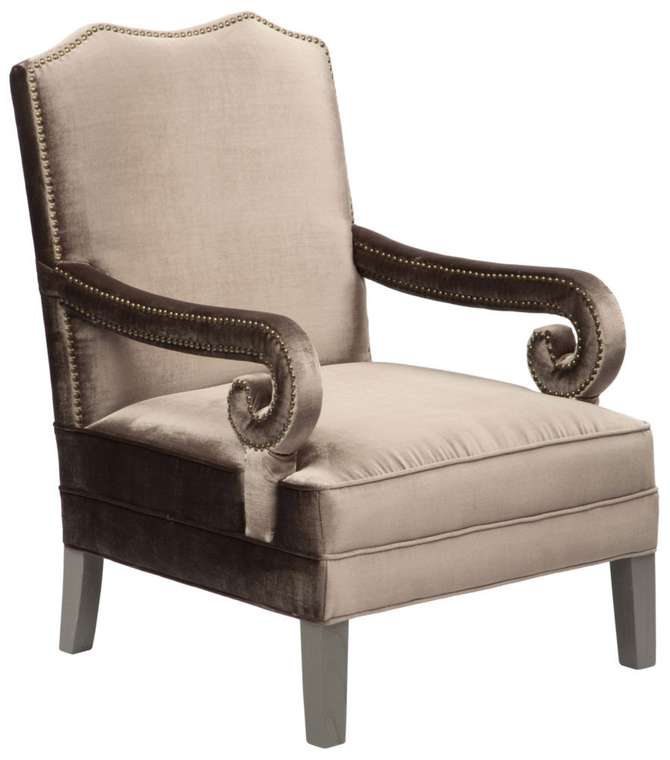 Кресло  коричневое