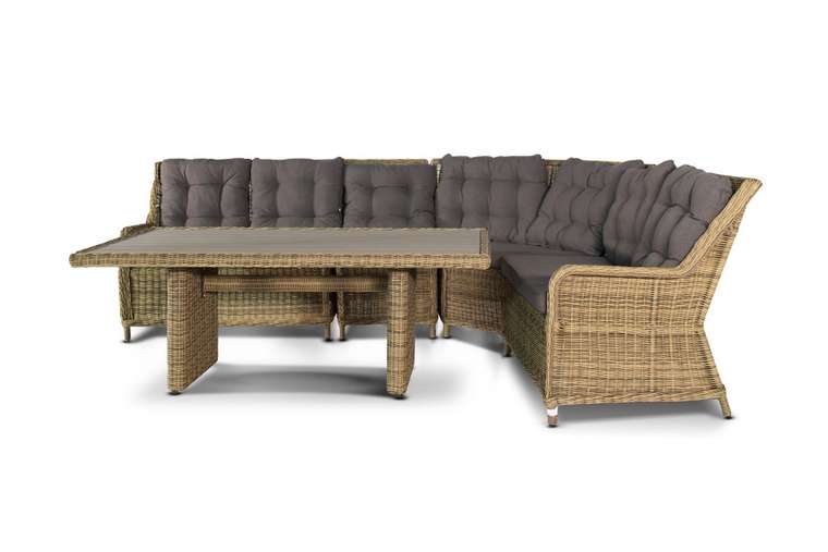 плетеный левый модуль дивана Бергамо