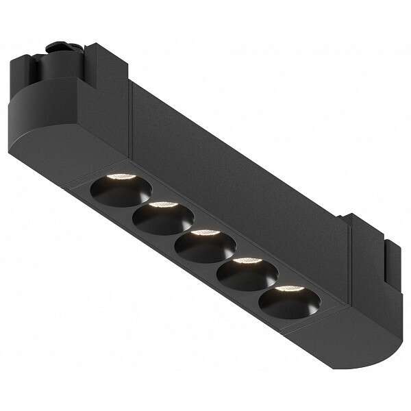Трековый линейный светильник направленного света Skylite HSBL_0025 Однофазный, 213мм-3000К, чёрный
