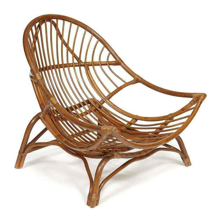 Кресло без подушки Venice коричневого цвета