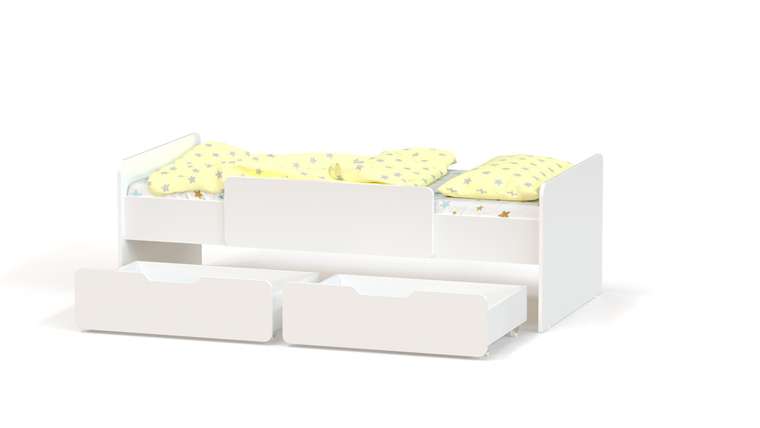 Детская кровать Ridgimmi 6.2 80х180 белого цвета