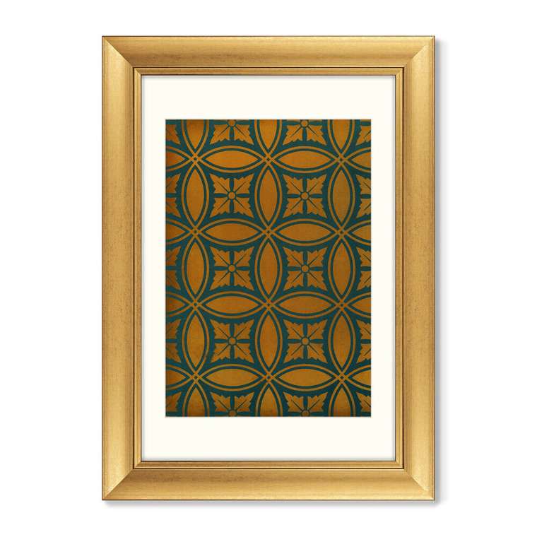  Набор из двух репродукций картин Vintage Japanese pattern II, 1892г. 