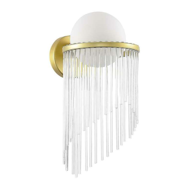 Бра ST-Luce Золотистый/Белый E27 1*60W ALLEGRO