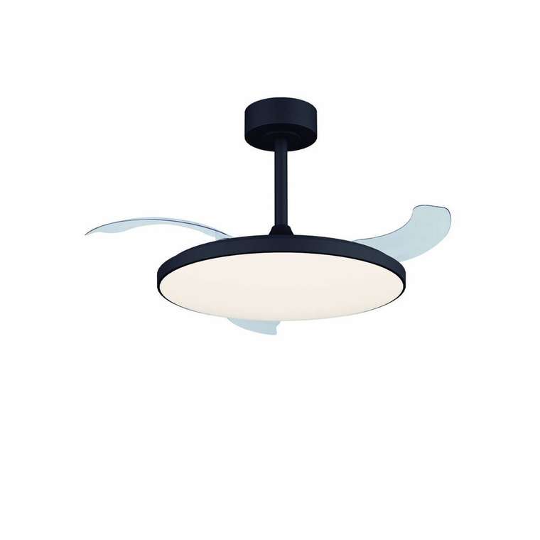 Люстра-вентилятор Slim Fan 9055 (пластик, цвет черный)