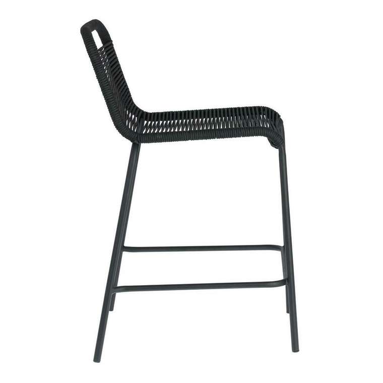 Полубарный стул Glenville черного цвета
