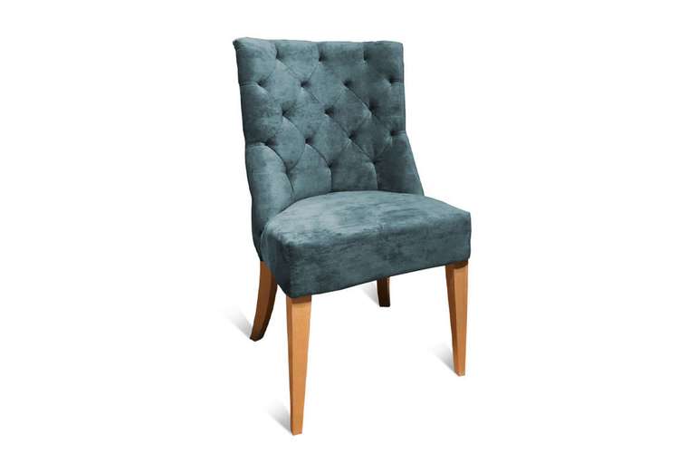 Кресло Шейл серо-синего цвета