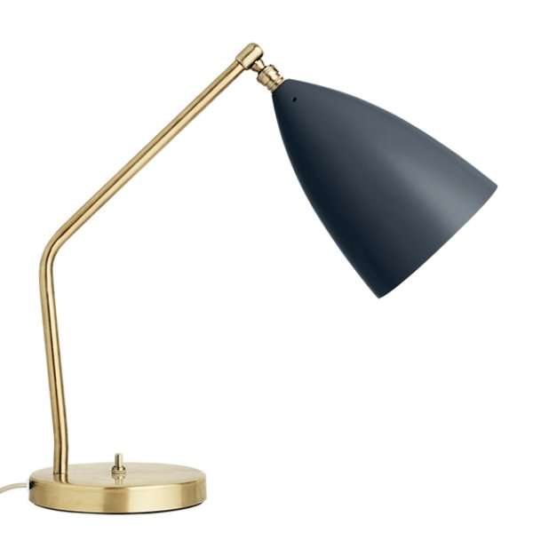 Светильник настольный Gubi Grossman Grashoppa Table Lamp, серый антрацит