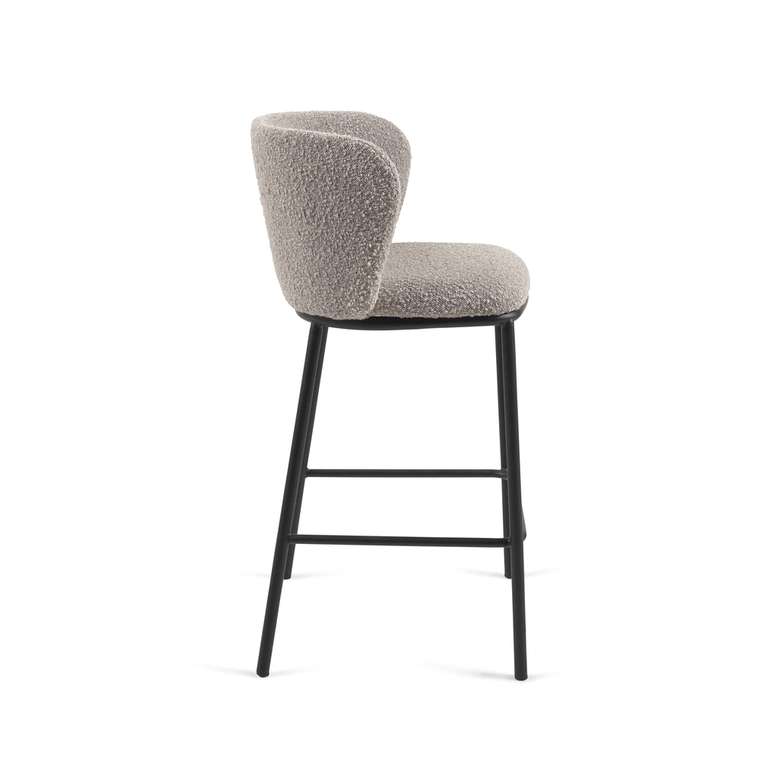 Полубарный стул Ciselia серого цвета