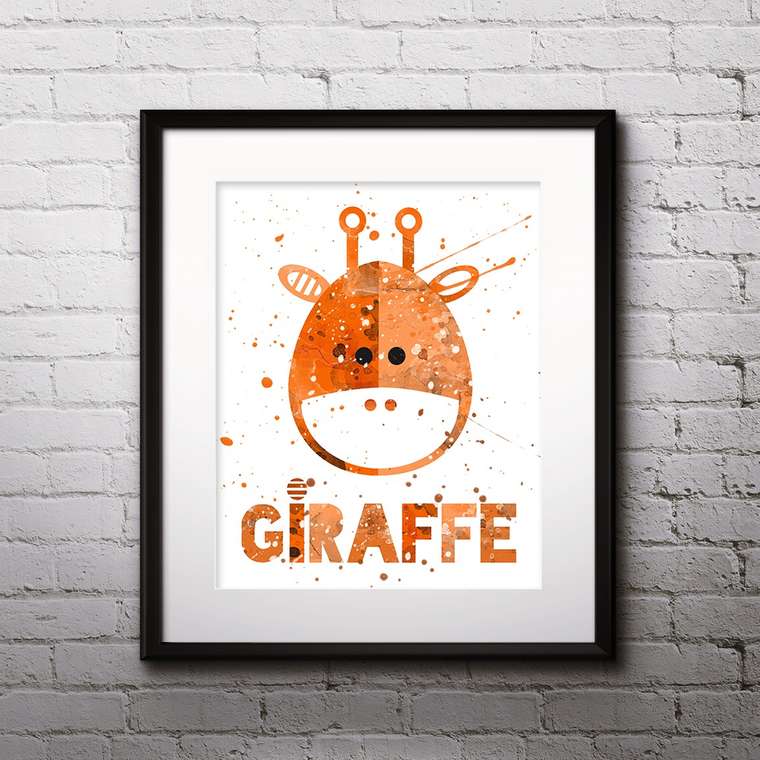Постер Giraffe А4