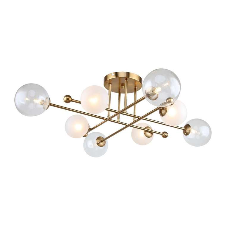 потолочная люстра Balance  металл, стекло 8*G9*40W, excluded