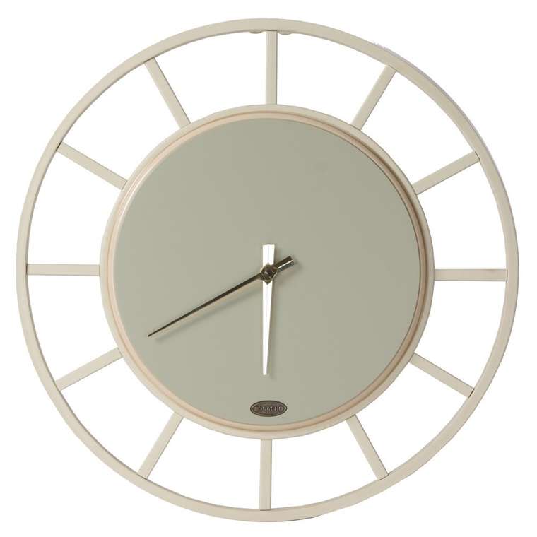 Часы настенные Пандора Минт бежевого цвета