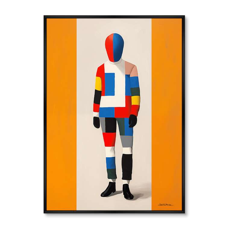Репродукция картины Harlequin The Modernist, 2024г.