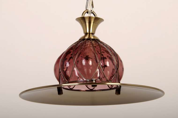 Подвесной светильник Cornelia 2232/1(purple) (стекло, цвет фиолетовый)
