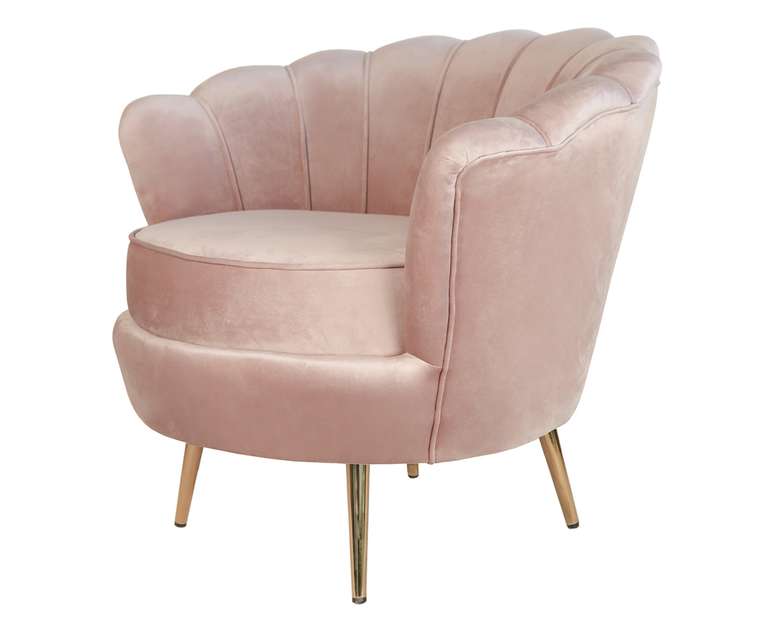 Кресло Pearl розового цвета