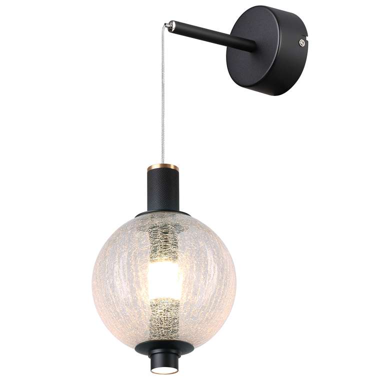 Бра Kolbe металл, стекло LED*9W, 650LM, 4000K, CRI>90, included