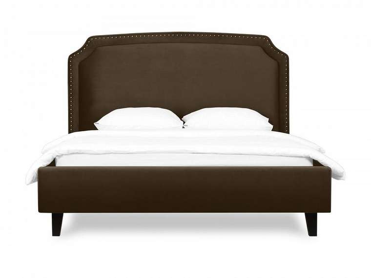 Кровать Ruan 180х200 темно-коричневого цвета
