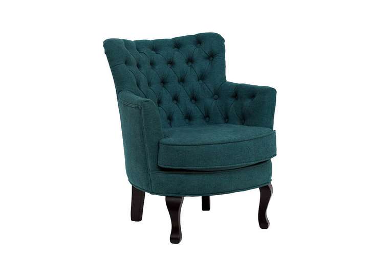  Кресло сине-бирюзового цвета