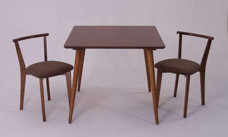 Обеденная группа Монте 120 коричневого цвета