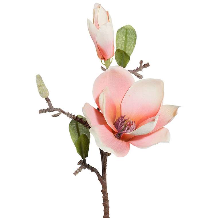 Искусственный цветок Magnolie персикового цвета