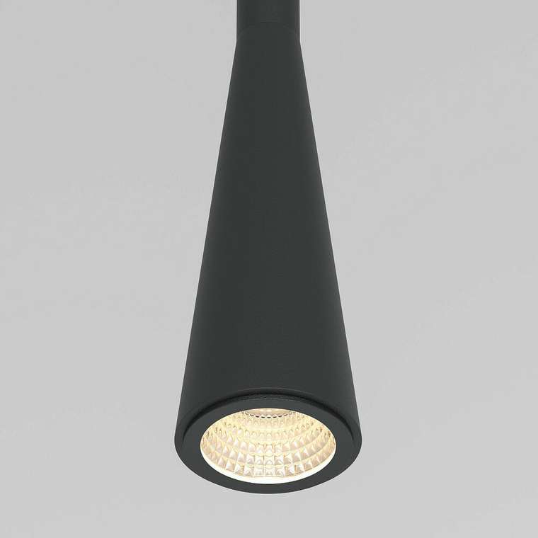 Светильник подвесной светодиодный Vist 7W 3000K черный 50312 LED