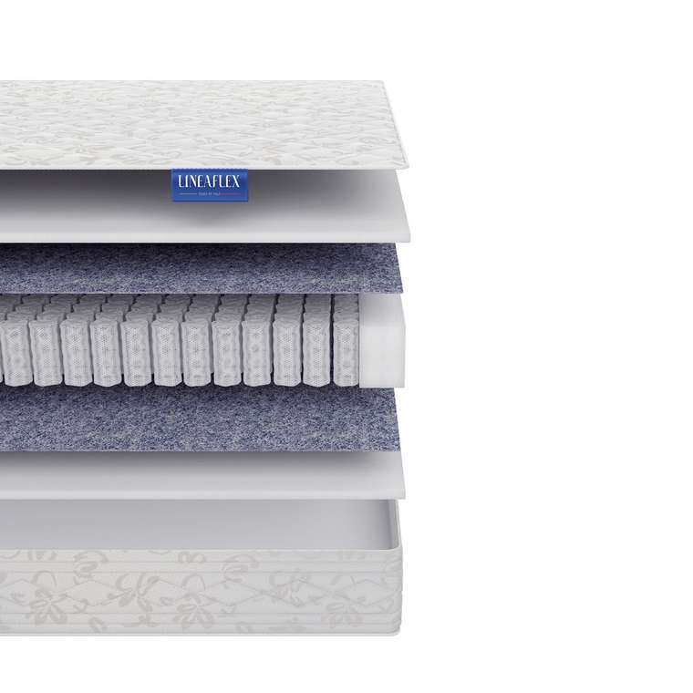 Матрас Como 140x200 светло-серого цвета