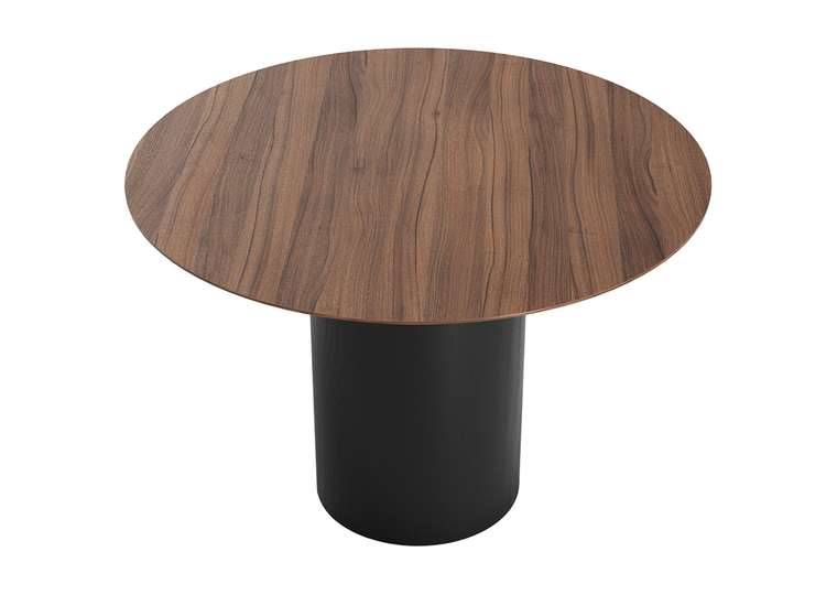 Стол обеденный Type D 110 черно-коричневого цвета