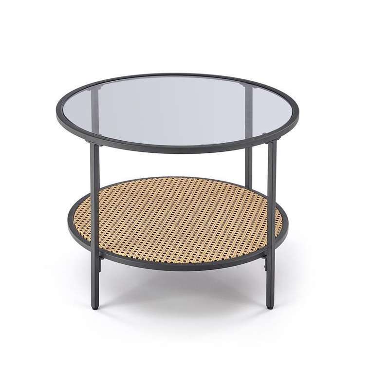 Стол журнальный Dakota серо-бежевого цвета