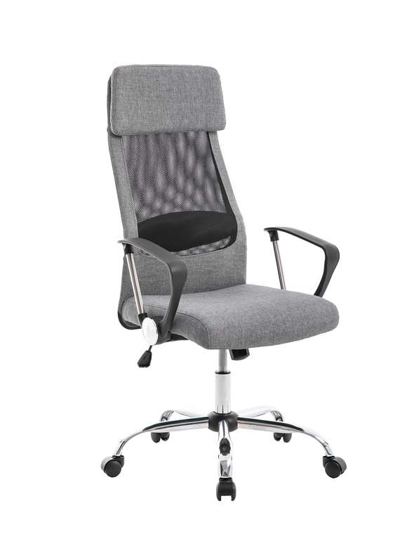 Кресло офисное Top Chairs Bonus серого цвета