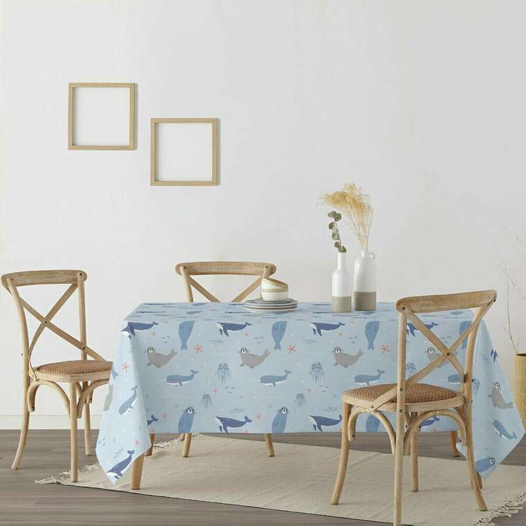 Скатерть устойчивая к пятнам  Tabor Разноцветный 250 x 150