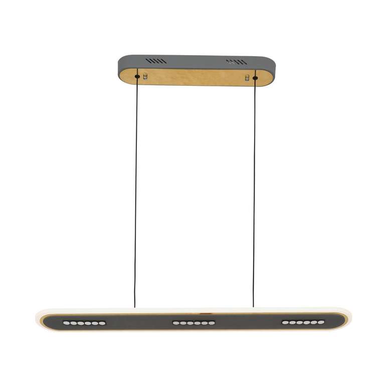 подвесная люстра Strimler золотой металл, пластик LED*63W, 4600LM, 3000-6500K, included, remote control