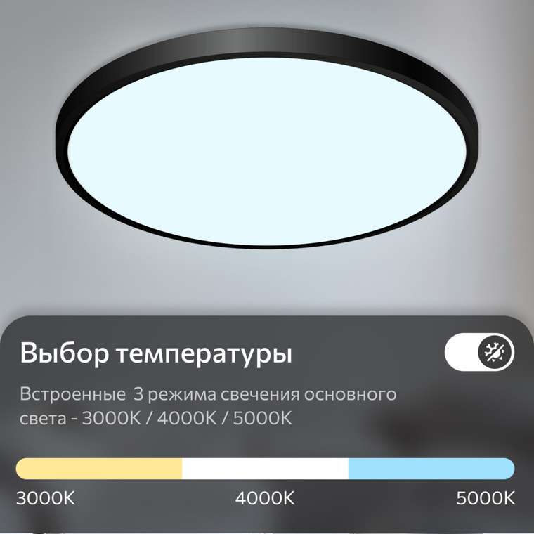 Citilux Бейсик CL738401V Светильник накладной Чёрный