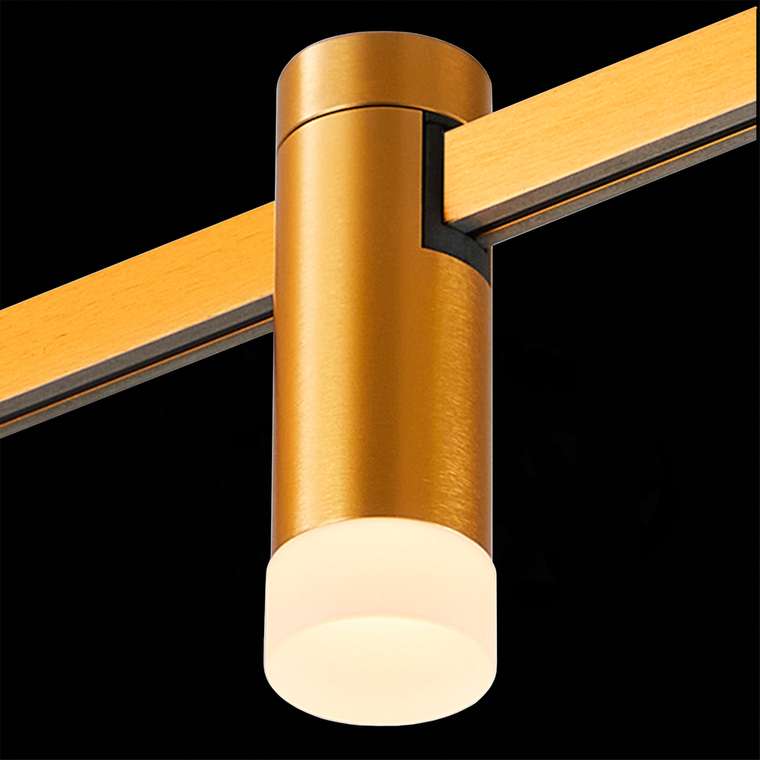 Магнитный трековый светильник FARM Золотистый LED 1*3W 3000K 93Lm Ra90 120 IP20 D29xH90 24V FARM