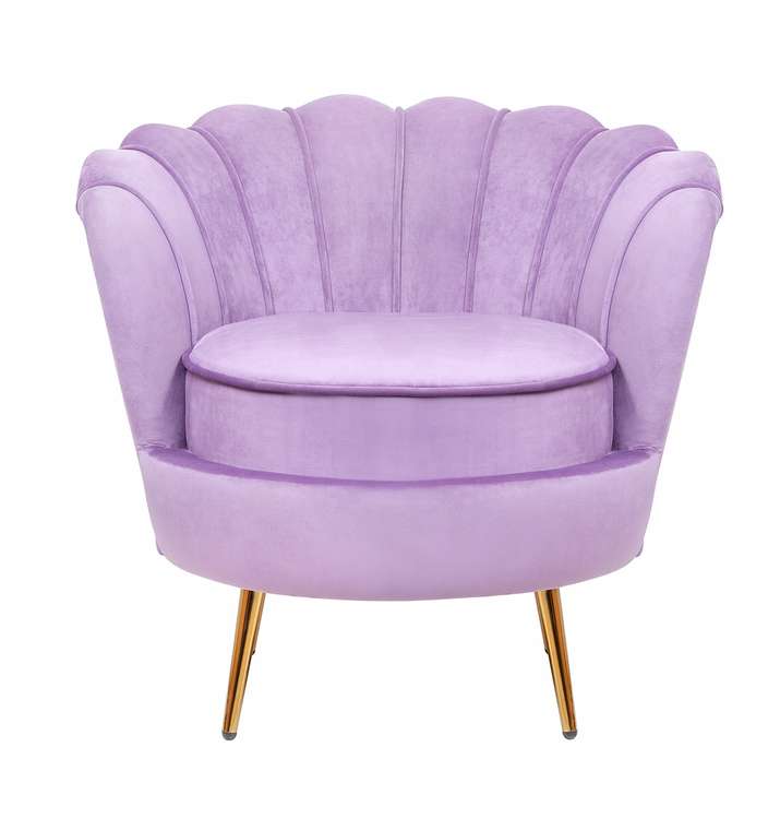 Кресло Pearl сиреневого цвета